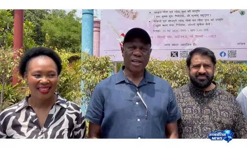 दक्षिण अफ्रीका के उप राष्ट्रपति ने Dilli Haat का किया दौरा
