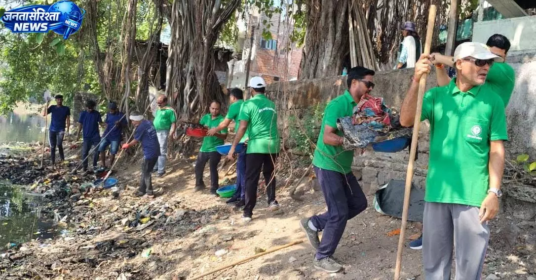 रायपुर के चारों दिशाओं में तालाब संरक्षण का महाअभियान जारी रायपुर के चारों दिशाओं में तालाब संरक्षण का महाअभियान जारी