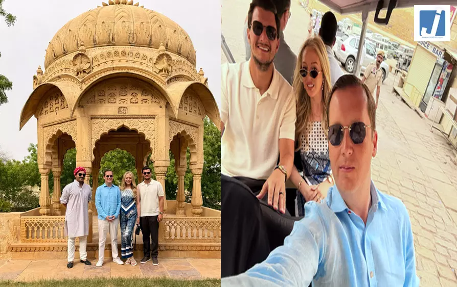 टिफनी ट्रंप ने पति के साथ किया जैसलमेर फोर्ट का दीदार, राजस्थान की खूबसूरती को बताया शानदार टिफनी ट्रंप ने पति के साथ किया जैसलमेर फोर्ट का दीदार, राजस्थान की खूबसूरती को बताया शानदार