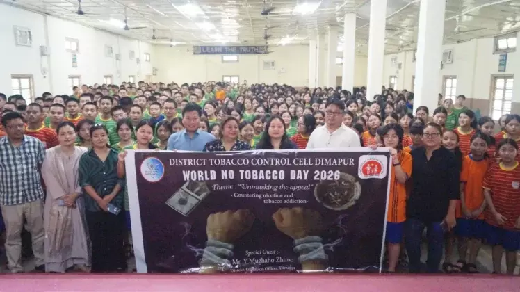 Nagaland में विश्व तंबाकू निषेध दिवस 2026 मनाया गया