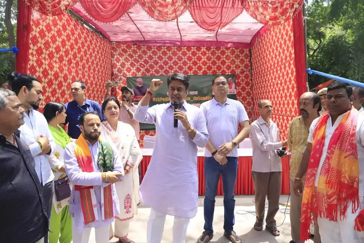 New Delhi: एनडीएमसी उपाध्यक्ष की पहल से दिया गया स्वच्छ पर्यावरण का संदेश