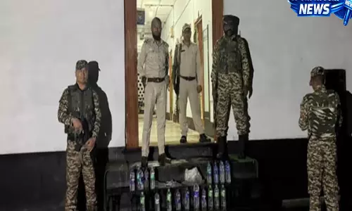 Manipur के बिष्णुपुर में 20 लीटर अवैध शराब जब्त
