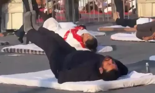 Gurugram: योग हमारी सांस्कृतिक विरासत है: नायब सैनी Gurugram: योग हमारी सांस्कृतिक विरासत है: नायब सैनी