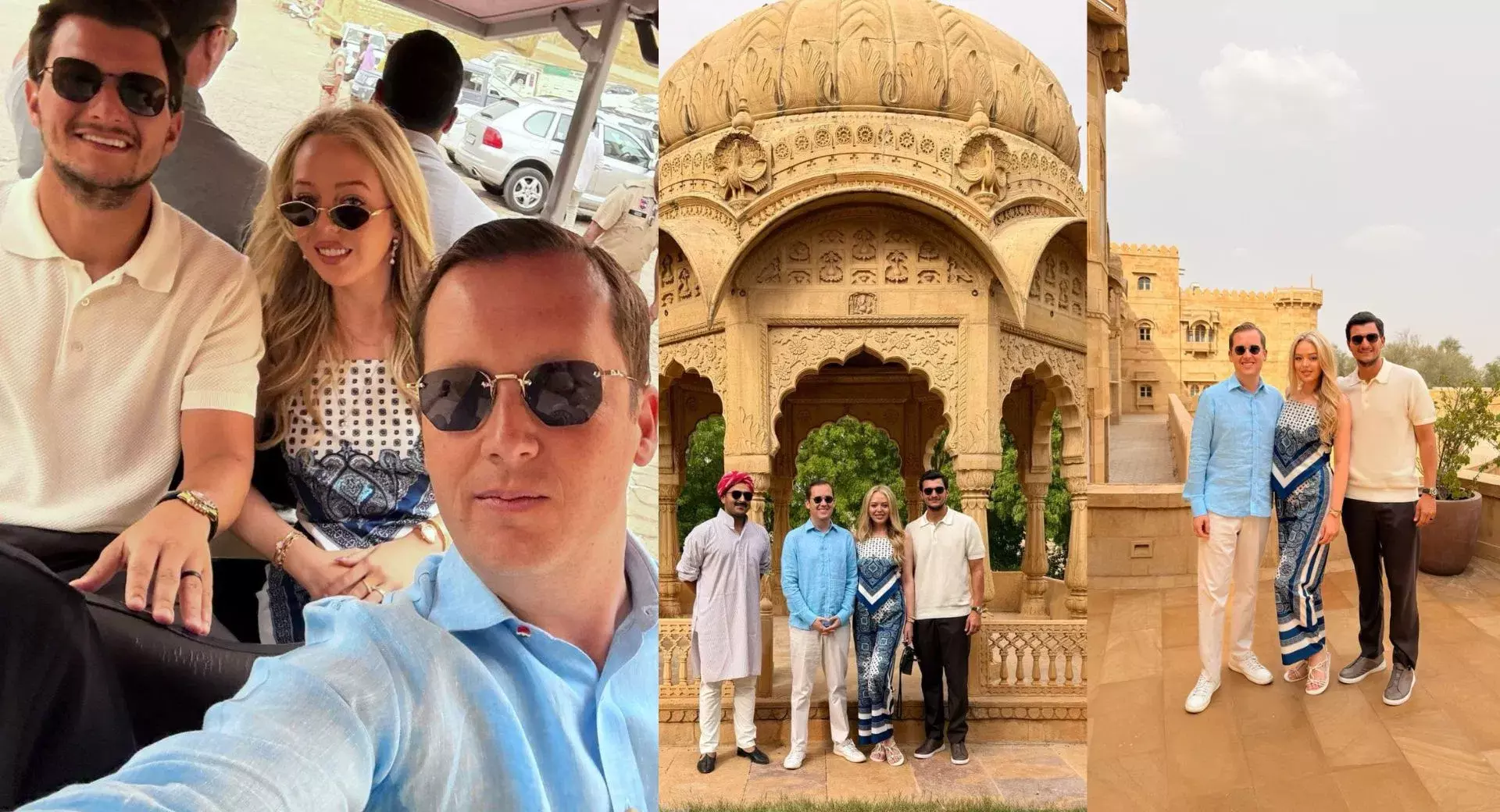 Jaisalmer: जैसलमेर प्रवास के बाद जामनगर पहुंचीं टिफनी ट्रम्प Jaisalmer: जैसलमेर प्रवास के बाद जामनगर पहुंचीं टिफनी ट्रम्प