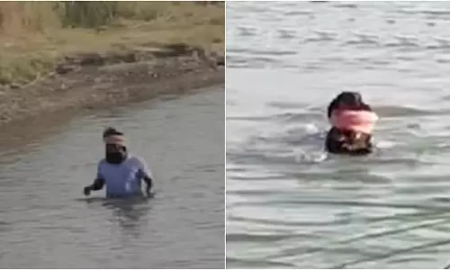 Kalaburagi : दर्दनाक हादसा, बेटे के सामने भीमा नदी में डूबा पिता Kalaburagi : दर्दनाक हादसा, बेटे के सामने भीमा नदी में डूबा पिता