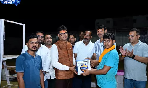 ग्रीष्मकालीन वॉलीबॉल प्रशिक्षण शिविर में पहुंचे वित्त मंत्री ओ.पी. चौधरी