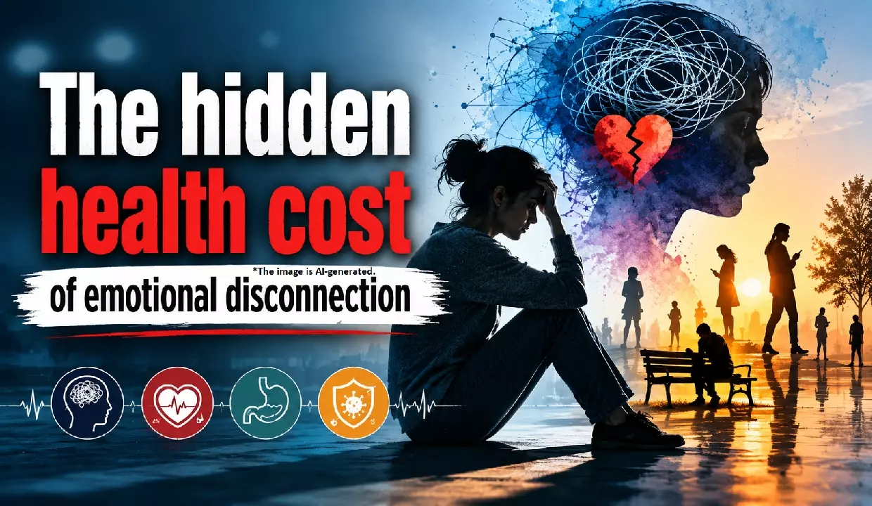 इमोशनल डिस्कनेक्शन की छिपी हुई हेल्थ कॉस्ट इमोशनल डिस्कनेक्शन की छिपी हुई हेल्थ कॉस्ट