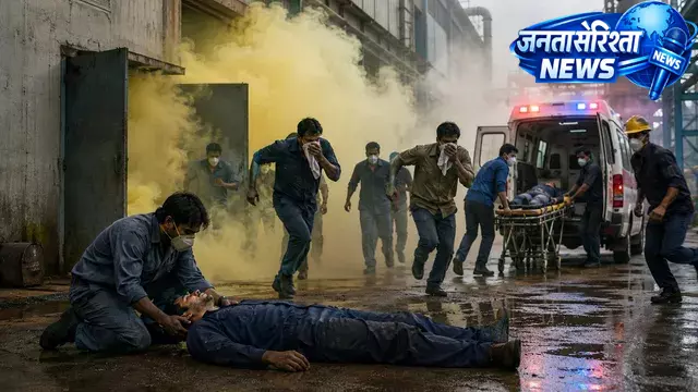 Ludhiana : फैक्ट्री में जहरीली गैस रिसाव से बड़ा हादसा, पिता-पुत्र की मौत Ludhiana : फैक्ट्री में जहरीली गैस रिसाव से बड़ा हादसा, पिता-पुत्र की मौत