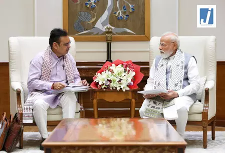 सीएम भजनलाल शर्मा ने प्रधानमंत्री मोदी से की मुलाकात सीएम भजनलाल शर्मा ने प्रधानमंत्री मोदी से की मुलाकात