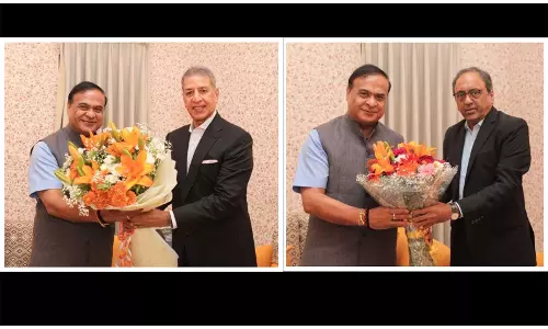 L&T और भारती एंटरप्राइजेज ने CM हिमंत बिस्वा सरमा के साथ असम में विस्तार की योजनाओं पर की चर्चा L&T और भारती एंटरप्राइजेज ने CM हिमंत बिस्वा सरमा के साथ असम में विस्तार की योजनाओं पर की चर्चा