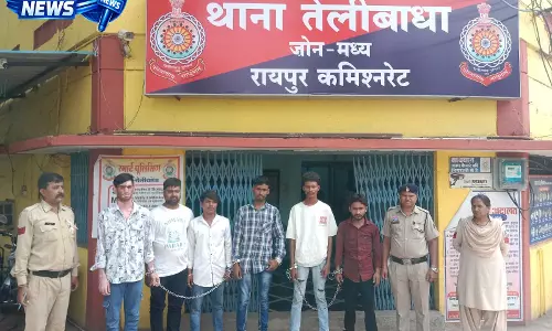 रायपुर सेंट्रल ज़ोन में पुलिस का विशेष अभियान, 61 वारंटी गिरफ्तार