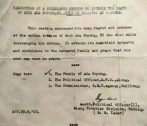 वंशजों की मांग: स्वतंत्रता सेनानी PI एडा मोयोंग को मिले आधिकारिक शहीद सम्मान वंशजों की मांग: स्वतंत्रता सेनानी PI एडा मोयोंग को मिले आधिकारिक शहीद सम्मान