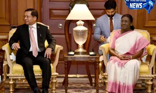 Myanmar के राजनीतिक हालात पर नाराज़गी, राष्ट्रपति की यात्रा के दौरान दिल्ली में प्रदर्शन