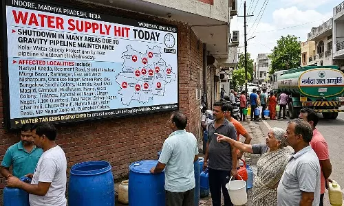 Indore : पानी की कमी, देवास नाका और महेश्वर में तकनीकी खराबी