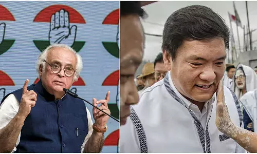 कांग्रेस ने कहा कि CBI जांच के बीच अरुणाचल के CM पेमा खांडू का फाइलों पर कंट्रोल है