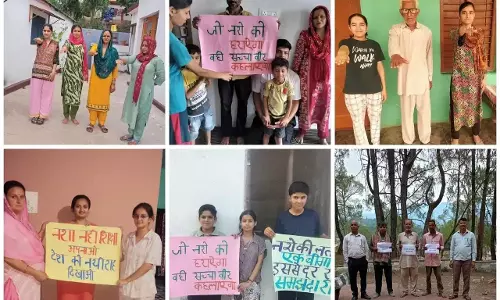 Kathua: नशा विरोधी अभियान के तहत स्वयंसेवकों की घर-घर जागरूकता मुहिम