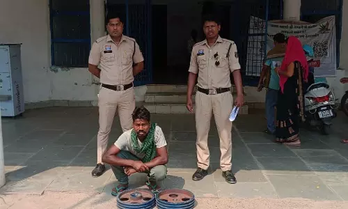 शॉ मिल से चोरी मशीनरी पार्ट्स बरामद, आरोपी गिरफ्तार