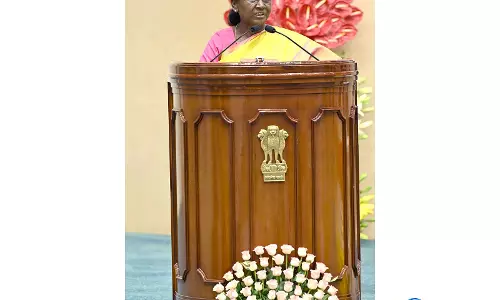 President Murmu ने आदिवासी विकास एजेंसियों को मजबूत करने पर राष्ट्रीय सम्मेलन का किया उद्घाटन