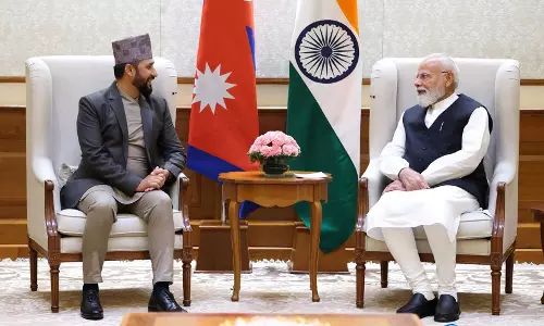 PM मोदी ने RSP चेयरमैन लामिछाने से मुलाकात की, नेपाल को ‘नेबरहुड फर्स्ट’ नीति में प्राथमिक साझेदार बताया