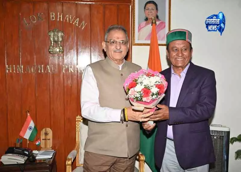Himachal मंत्री ने राज्यपाल से नौटोर भूमि आवंटन की मांग की Himachal मंत्री ने राज्यपाल से नौटोर भूमि आवंटन की मांग की