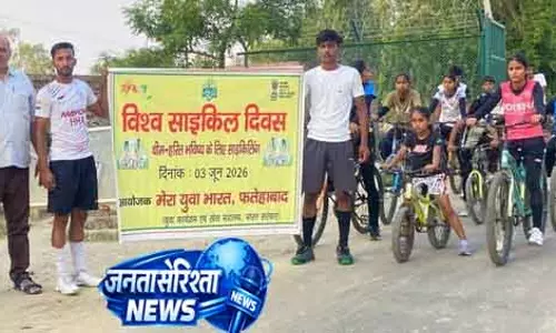 सिरसा, Fatehabad में वर्ल्ड बाइसिकल डे पर रैलियां निकाली गईं