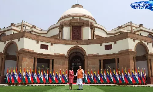 PM Modi ने वेनेजुएला की कार्यवाहक राष्ट्रपति डेल्सी रोड्रिगेज से की मुलाकात