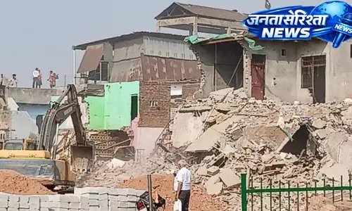 Faridabad : नेहरू कॉलोनी में अवैध कब्जों पर बड़ा बुलडोजर अभियान