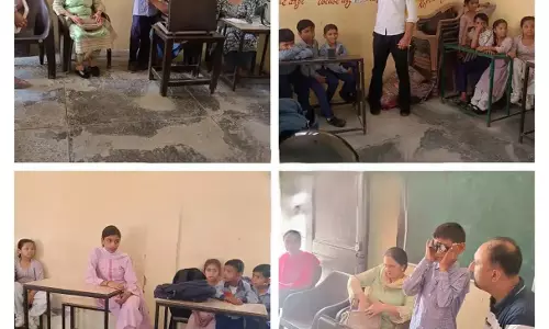 Kathua: जीएमसी कठुआ की पहल, छात्रों की आंखों की जांच के लिए विशेष शिविर आयोजित