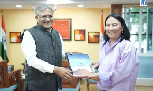 इंटरनेशनल आईडीईए के अध्यक्ष ज्ञानेश कुमार ने भूटान की चुनाव आयुक्त से की मुलाकात