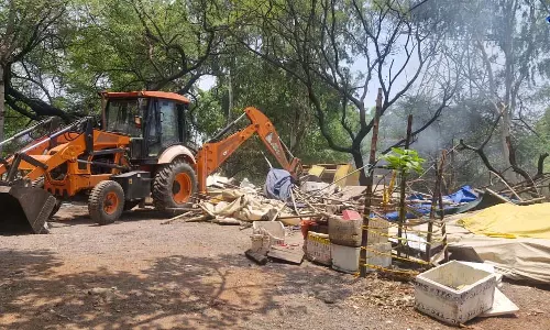 हनोदा माइनर नहर क्षेत्र में अतिक्रमण हटाने की बड़ी कार्रवाई