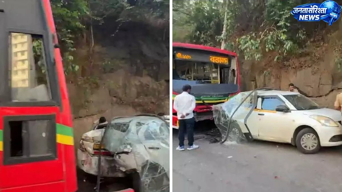 मुंबई के वेस्टर्न एक्सप्रेस हाईवे पर BEST बस की टक्कर, 50 वर्षीय व्यक्ति की मौत मुंबई के वेस्टर्न एक्सप्रेस हाईवे पर BEST बस की टक्कर, 50 वर्षीय व्यक्ति की मौत