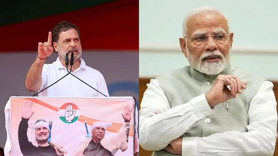 BJP ने राहुल गांधी पर हमला: पीएम मोदी के खिलाफ इमरजेंसी जैसी टिप्पणी पर कसा तंज BJP ने राहुल गांधी पर हमला: पीएम मोदी के खिलाफ इमरजेंसी जैसी टिप्पणी पर कसा तंज