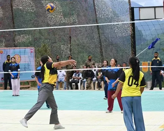 Taksing: भारतीय सेना ने वॉलीबॉल टूर्नामेंट आयोजित किया