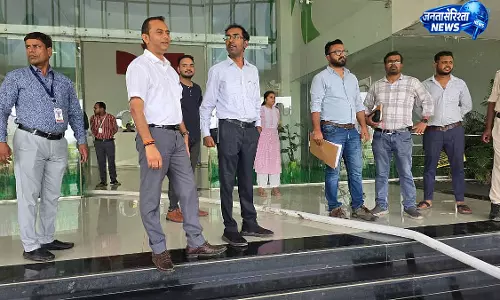 SDM ने ज्ञानोदय हॉस्पिटल में फायर सेफ्टी और सुविधाओं का किया निरीक्षण