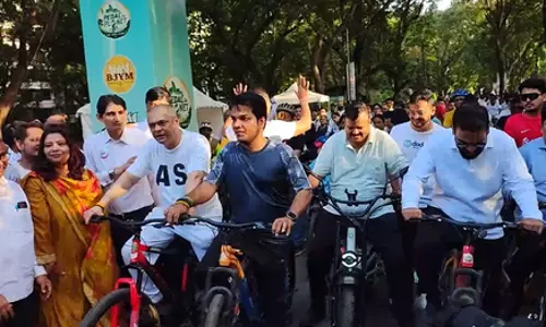 मुंबई: बोरीवली नेशनल पार्क में भाजपा युवा मोर्चा का भव्य साइक्लोथॉन, पर्यावरण संरक्षण का संदेश