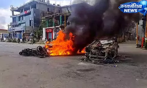 Manipur में फिर हिंसा, कांगपोकपी जिले में तीन कुकी नागरिकों की मौत, सात घर जलाए गए