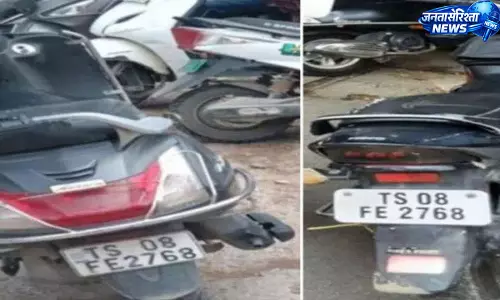 Hyderabad : फर्जी नंबर प्लेट लगाकर चालान से बचने की कोशिश, एक व्यक्ति पर मामला दर्ज
