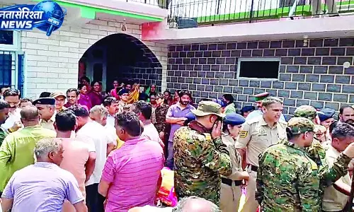 विवाहित की मौत पर ससुराल में मायका पक्ष का हंगामा
