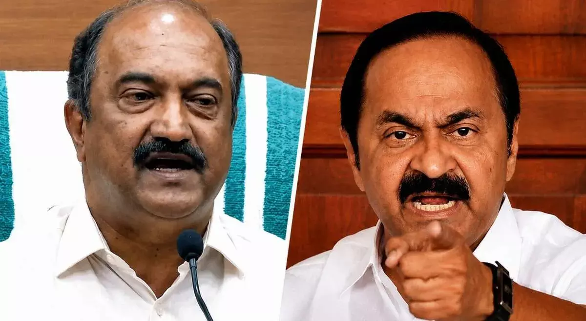 VD Satheesan और के.एन. बालगोपाल में 20,000 करोड़ रुपये को लेकर विवाद