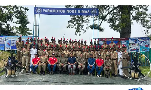 NCC ने पहले ऑल इंडिया बेसिक पैरामोटर कोर्स के साथ इतिहास रचा