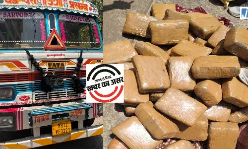 अंतरराज्यीय ड्रग तस्करी नेटवर्क का भंडाफोड़, NH-53 टोल प्लाजा पर 522 किलो गांजा जब्त