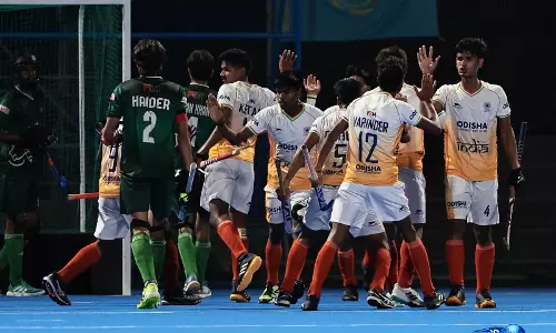 भारत ने रोमांचक सेमीफ़ाइनल में पाकिस्तान को 5-3 से हराकर U18 पुरुष एशिया कप के फ़ाइनल में जगह बनाई