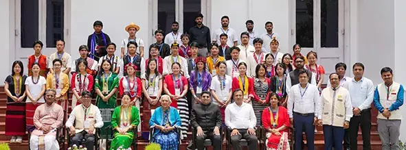 Lucknow: अरुणाचल के युवा संगम डेलीगेट्स ने UP में कल्चरल एक्सचेंज में हिस्सा लिया