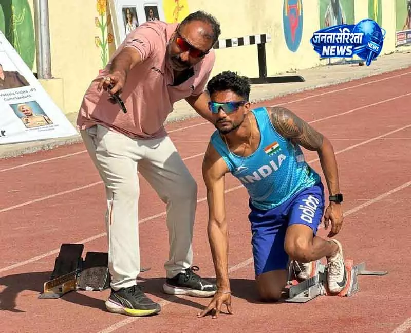Punjab के एथलीट हरजीत सिंह ने 100m में शानदार 10.21 सेकंड का समय निकाला Punjab के एथलीट हरजीत सिंह ने 100m में शानदार 10.21 सेकंड का समय निकाला