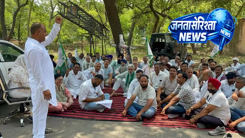 Yamunanagar में BKU (चरुणी) का अमेरिका-भारत व्यापार समझौते विरोध Yamunanagar में BKU (चरुणी) का अमेरिका-भारत व्यापार समझौते विरोध