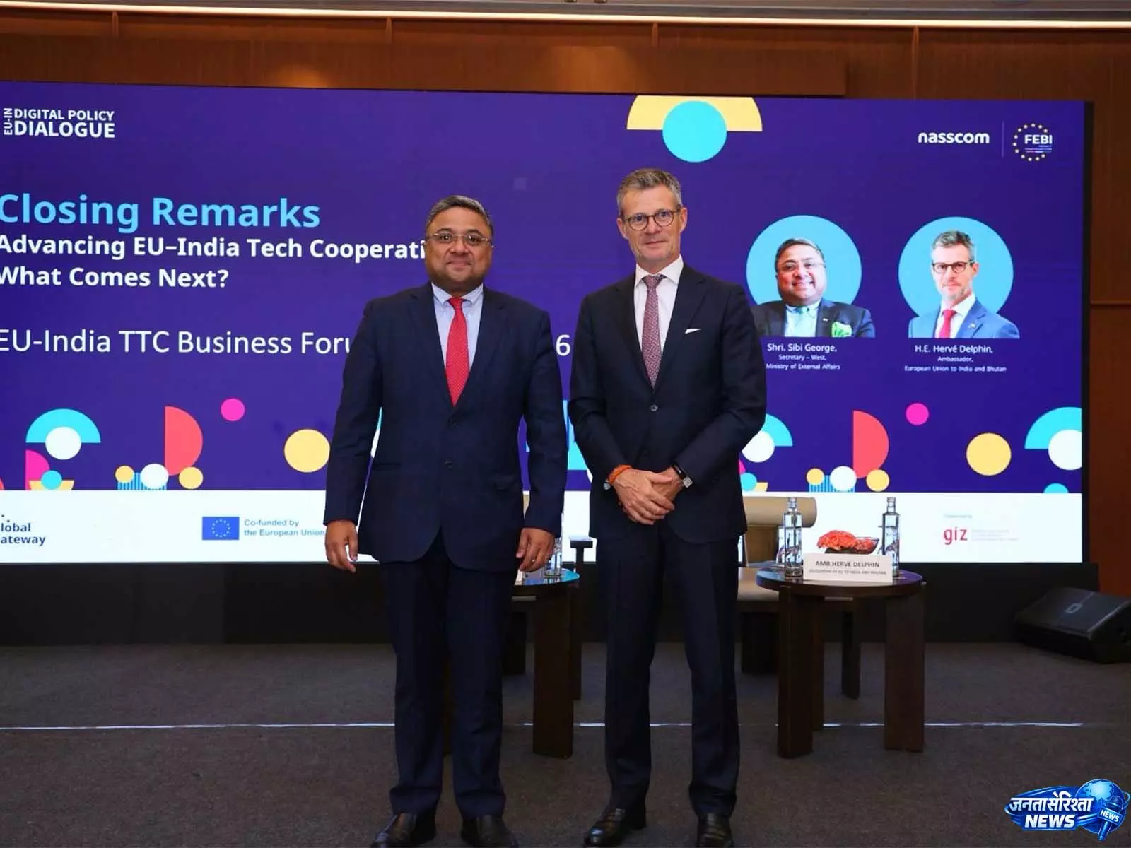 भारत और EU ने डिजिटल और व्यापार सहयोग को मज़बूत करने के लिए पहले टेक बिज़नेस फ़ोरम की मेज़बानी की भारत और EU ने डिजिटल और व्यापार सहयोग को मज़बूत करने के लिए पहले टेक बिज़नेस फ़ोरम की मेज़बानी की