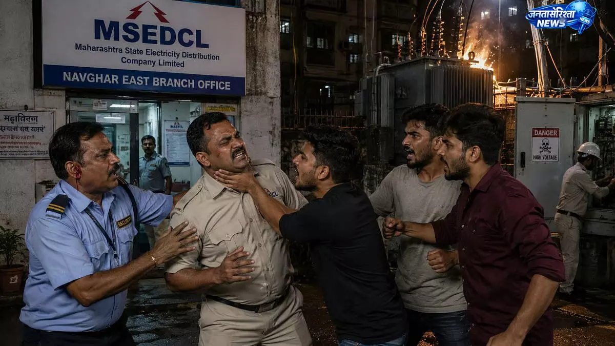 वसई ईस्ट में बिजली गुल होने के बाद MSEDCL कर्मचारी पर हमला, तीन के खिलाफ मामला दर्ज वसई ईस्ट में बिजली गुल होने के बाद MSEDCL कर्मचारी पर हमला, तीन के खिलाफ मामला दर्ज