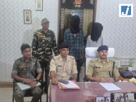 PLFI के लिए 50 लाख रुपए की लेवी लेने पहुंचे दो आरोपी गिरफ्तार, पर्चे और बाइक बरामद