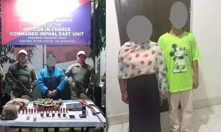 Manipur में सुरक्षा बलों की बड़ी कार्रवाई, दो महिला कैडर सहित पांच उग्रवादी गिरफ्तार
