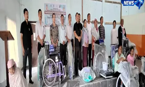 DIMAPUR: त्सेमिन्यु में एड्स और सहायक उपकरण बांटे गए